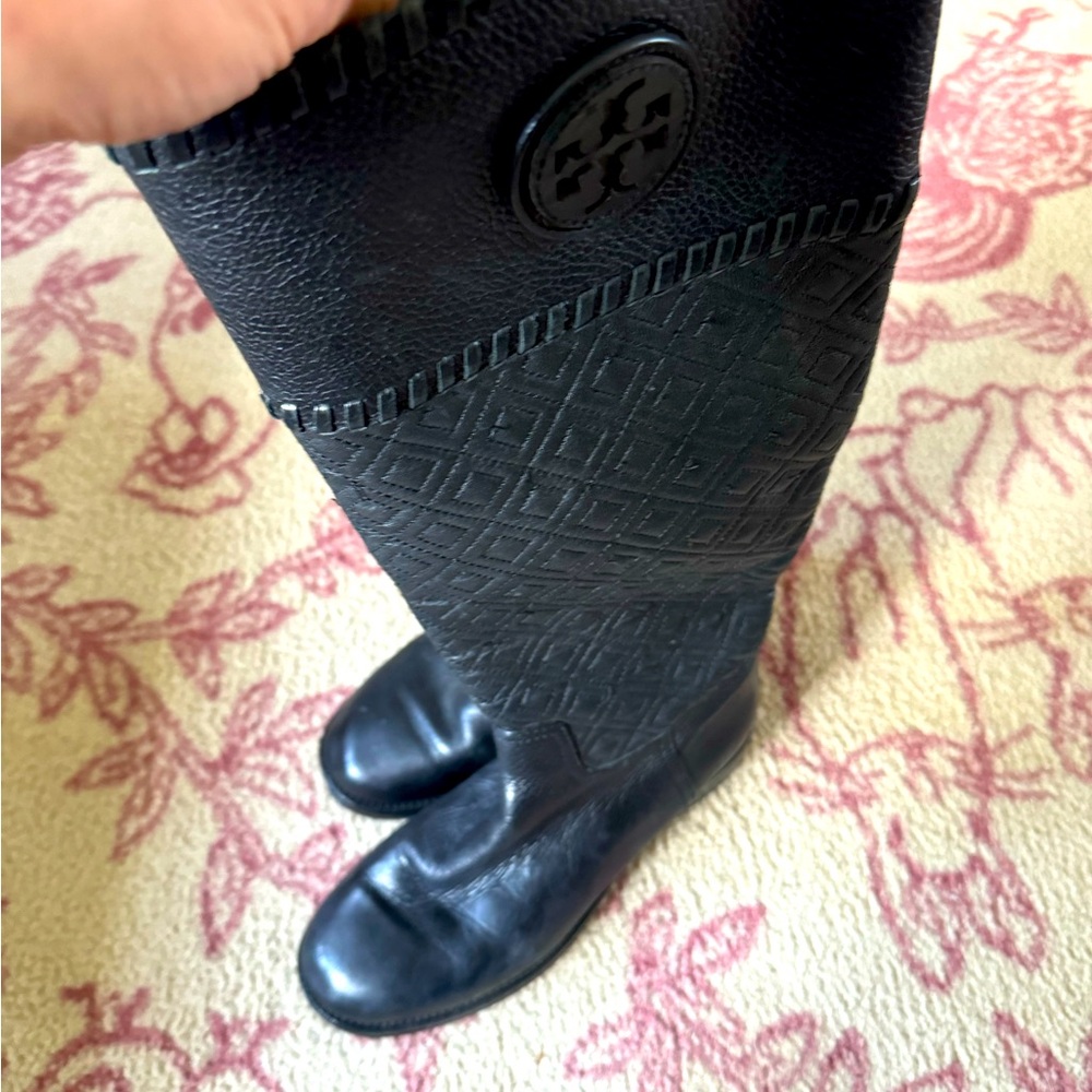 Tory Burch Quilted Riding Boot